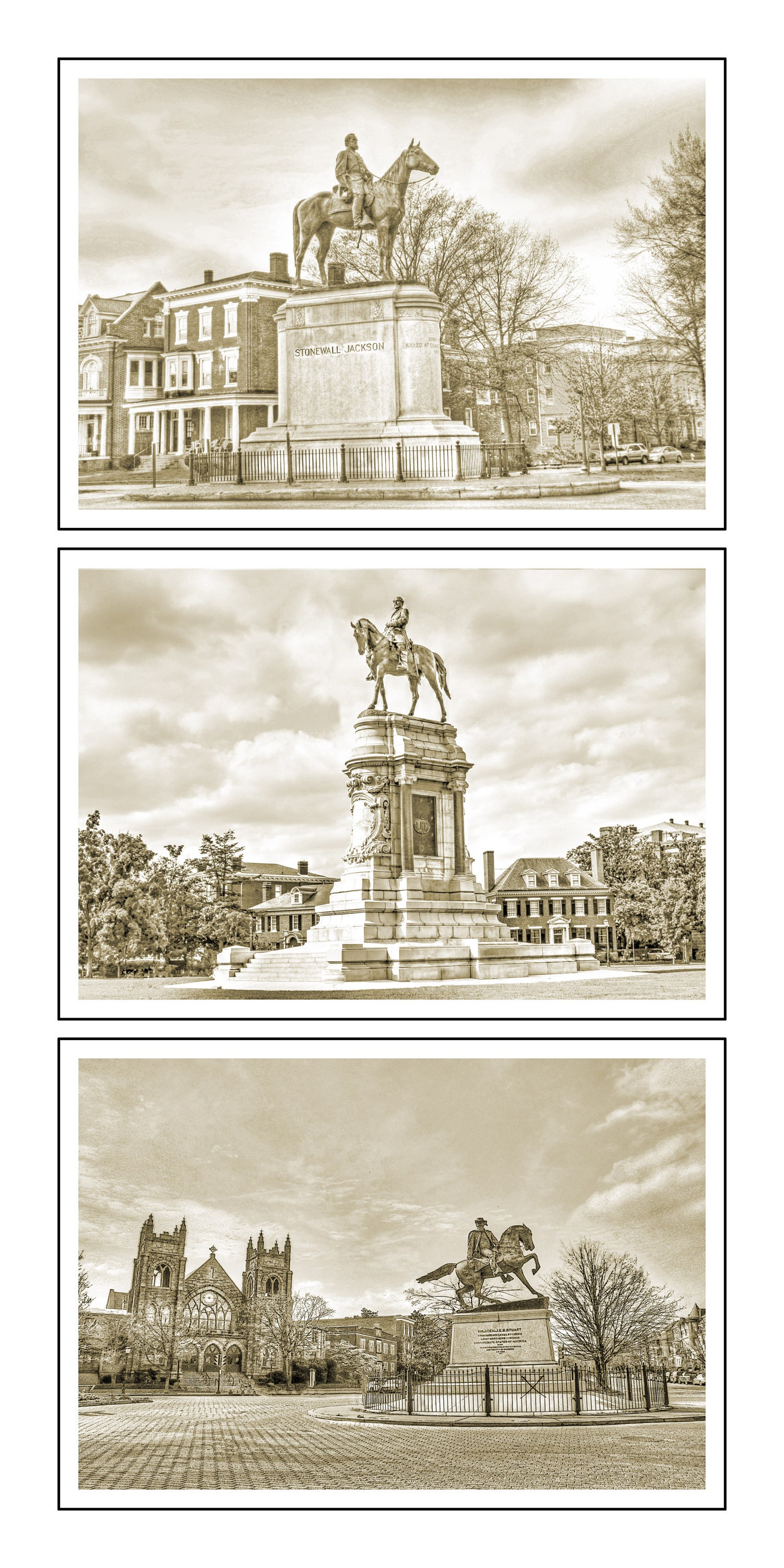 Richmond Va Monument Collage Panoramic Richmond VA Image Richmond VA