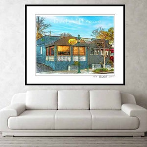 The Grill Restaurant Richmond Virginia Art Map Skyline Photo RVA Richmond Art Richmond Images Richmond Print Richmond Canvas by Dave Lynch image 7