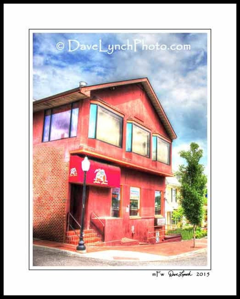 Blacksburg VA Virginia University Restaurant VA Art Prints Va Framed Canvas Photo Prints By Dave Lynch Of Richmond VA image 1