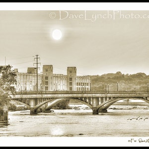 Downtown Danville Virginia Sunset On The Dan River River Walk Trail Geese Ducks Railroad Bridge FineArt Photography by Dave Lynch image 4