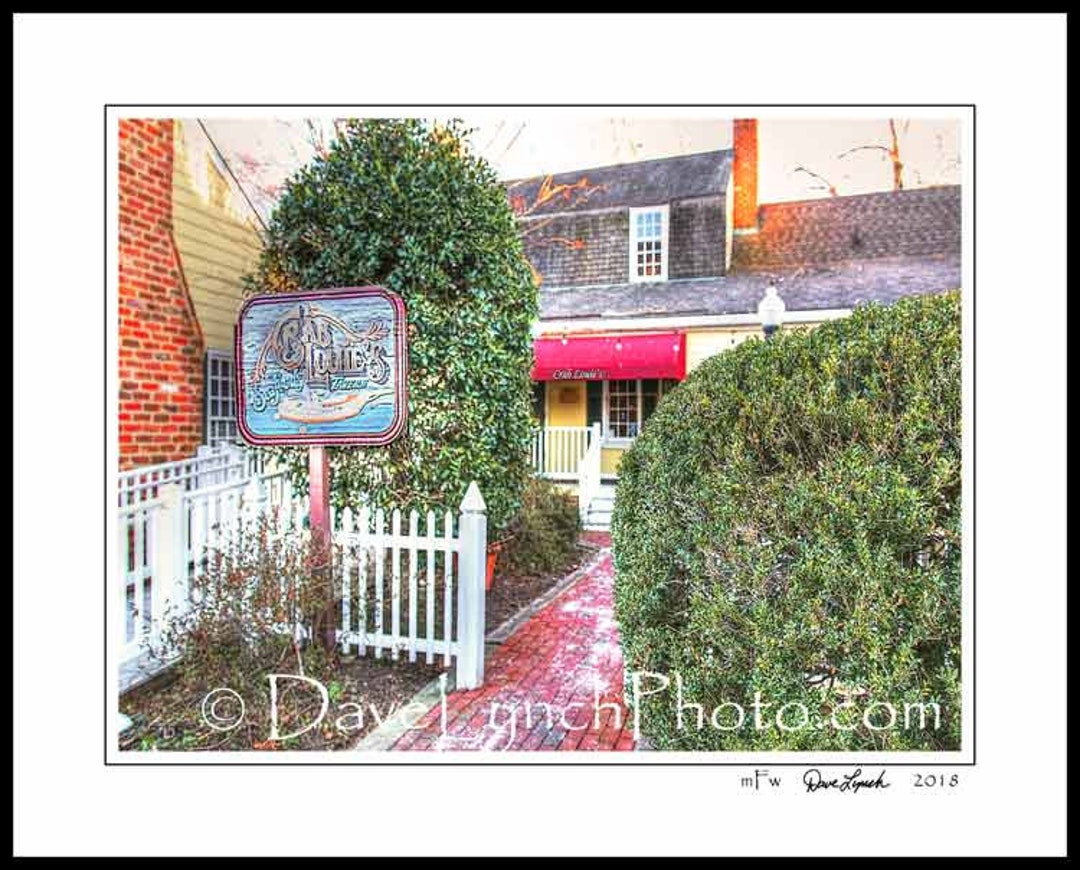 Richmond Virginia Art Photo Crab Louie's Seafood Tavern Etsy