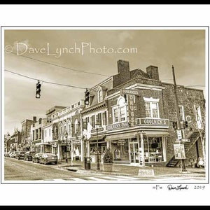 Caroline Street Fredericksburg VA Art Photo Fredericksburg Print Fredericksburg Art Photo Canvas Framed Images by Dave Lynch image 6