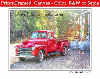 Red Truck,Midlothian Va,RVa,Richmond VA Art Photo ,Midlothian Virginia,Richmond Print,Midlothian Wall ,Richmond Va Prints,by Dave Lynch