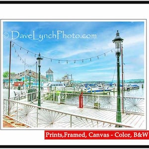 Old Town Alexandria VA Virginia,Water Front,Marina,King St,Northern Virginia,Alexandria Map,Alexandria Art,Art Photo Prints by Dave Lynch