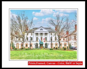 Williamsburg Art Photo Williamsburg Inn Williamsburg Print Williamsburg Map Skyline Art Photography Print by Richmonds Dave Lynch