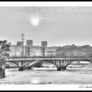 Downtown Danville Virginia Sunset On The Dan River River Walk Trail Geese Ducks Railroad Bridge FineArt Photography by Dave Lynch image 3