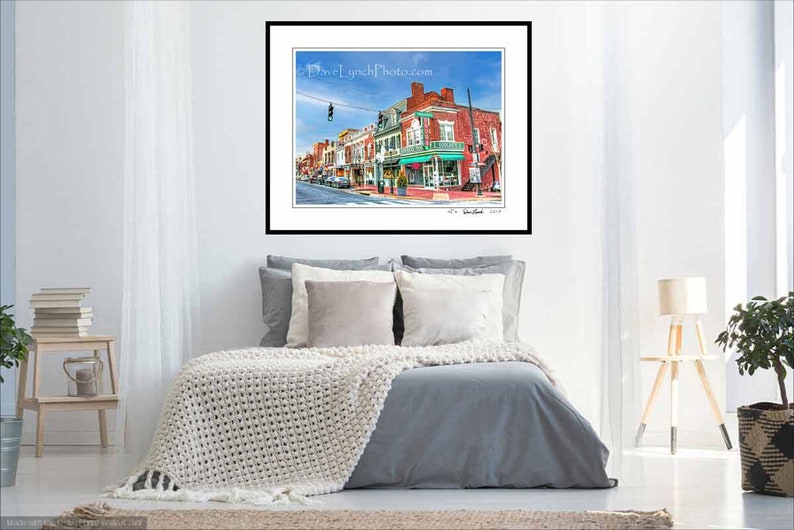 Caroline Street Fredericksburg VA Art Photo Fredericksburg Print Fredericksburg Art Photo Canvas Framed Images by Dave Lynch image 5