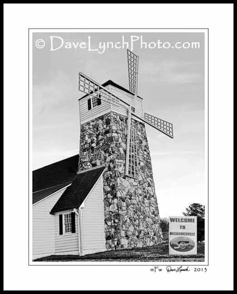 Mechanicsville Va,windmill,mechanicsville VA Art,hanover Va