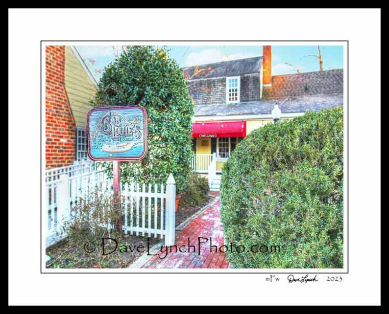 Richmond Virginia Art Photo Crab Louie's Seafood Tavern Restaurant