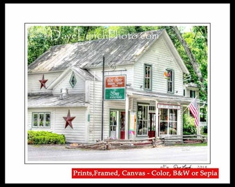 Lost River General Store circa 1898 Lost River WV The Inn At Lost River West Virginia Cabin Map Fine Art Photography print by Dave Lynch