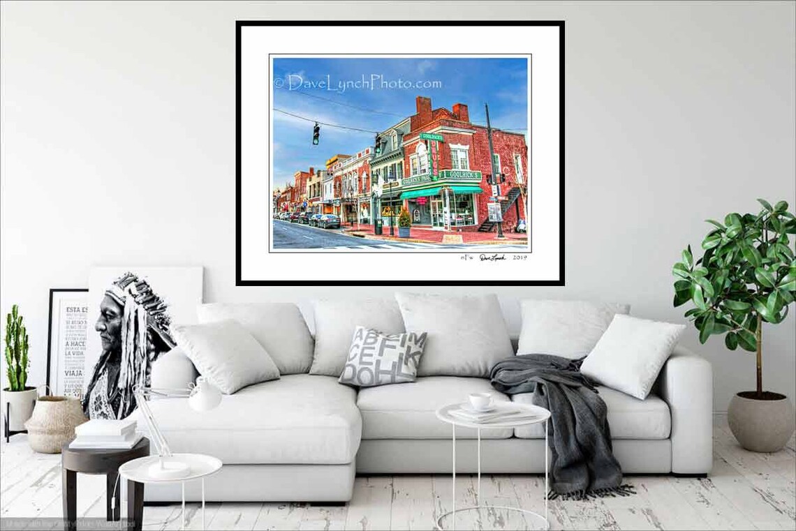Caroline Street Fredericksburg VA Art Photo fredericksburg Etsy