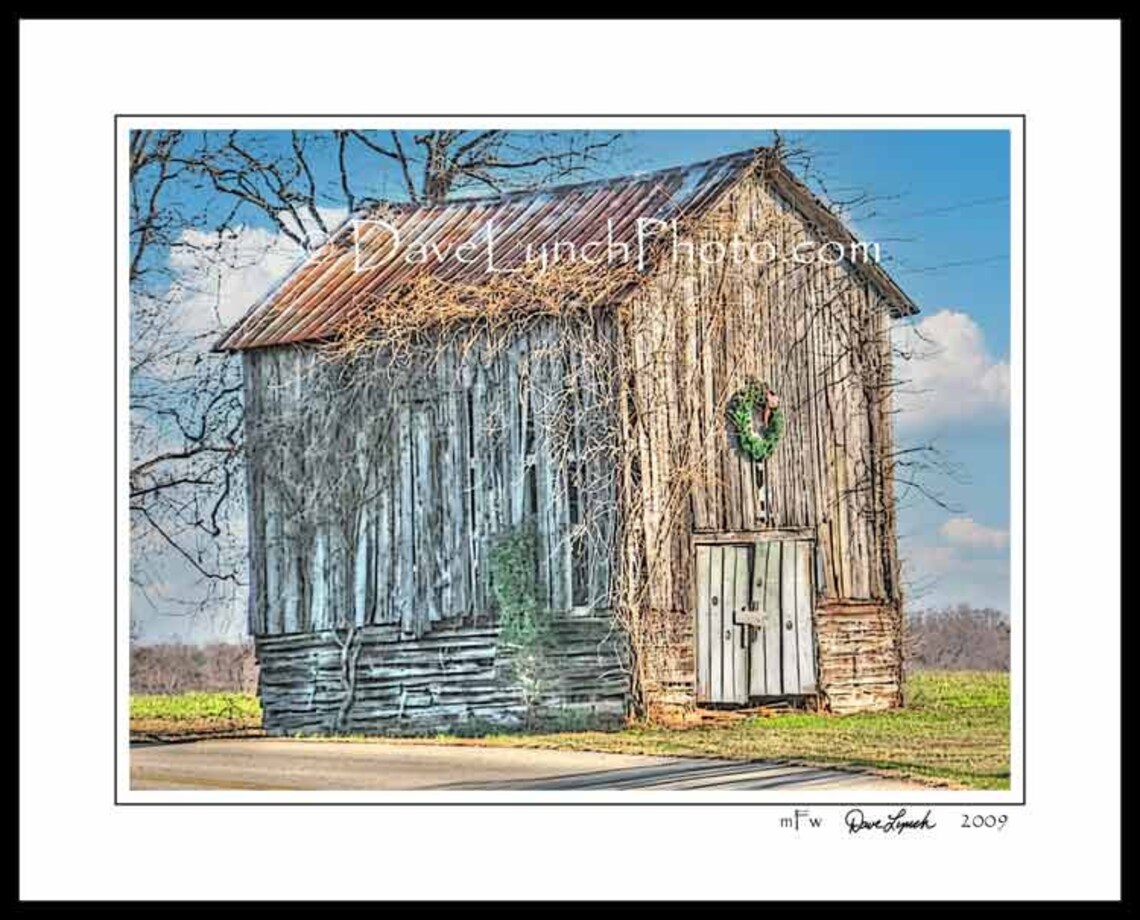 Powhatan County VA Christmas Country Farm Barn Christmas Etsy