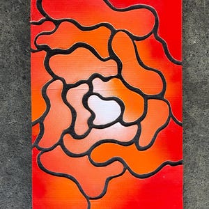 Original Upcycled Mixed Media Art - &quot;Core&quot;