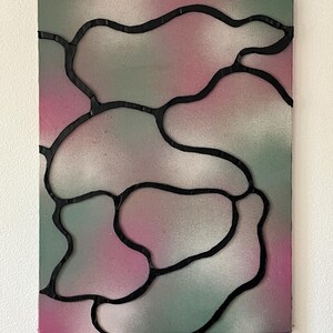 Original Upcycled Mixed Media Art - &quot;Space Between&quot;