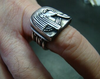 Incredible Sterling Silver Egyptian style ring