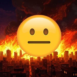 Straight Face Emoji Stickers for Laptops, Journals, Scrapbooks, Cute Decals, Unique Gift Ideas, Fun Accessories