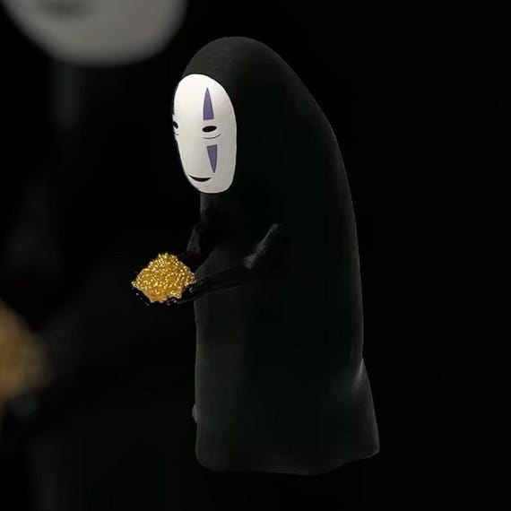 千と千尋の神隠し 像 - カオナシ 顔なし アニメ 宮崎駿 ジブリ 千と