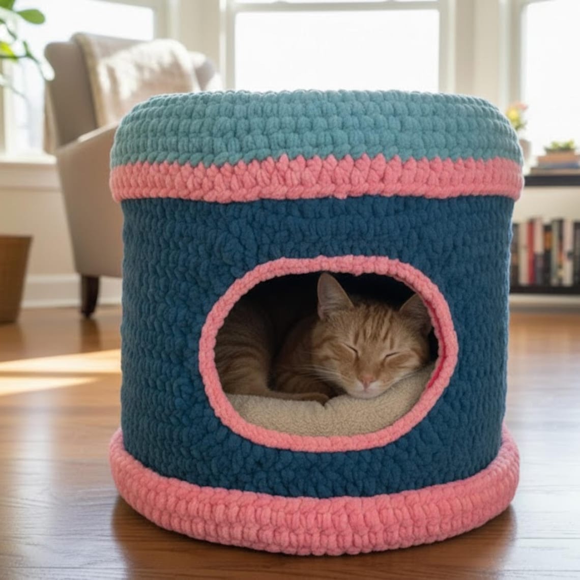 Crochet Cat House Pattern, Easy DIY Pet Bed (PDF Pattern) - Etsy