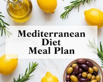 30-Day Mediterranean Diet Meal Plan • Printable Weight Loss Guide (PDF)