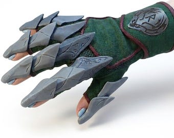 Finger Armor Pattern | EVA Foam Gauntlet Template (PDF Download)
