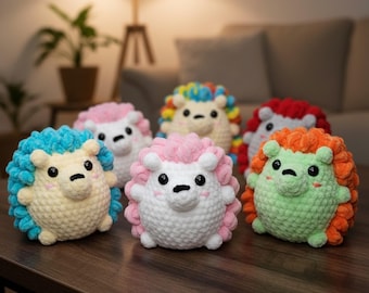 Hedgehog Amigurumi Crochet Pattern, Easy Beginner Toy (PDF Pattern)