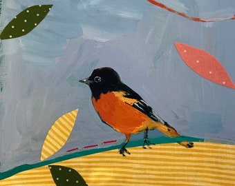 Let’s Explore: Mixed Media Oriole