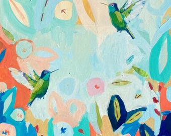 See You Soon: Hummingbird Art Print