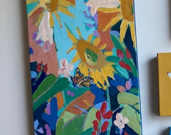 Warmth of Summer: Original 10x20 Painting