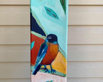 Reserved for Carol: Robin Painting