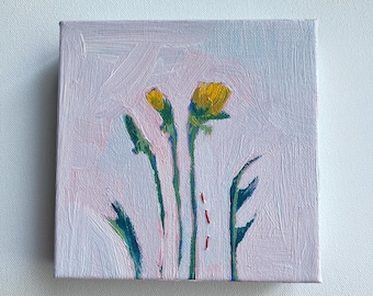 Dandelions: Small Painting