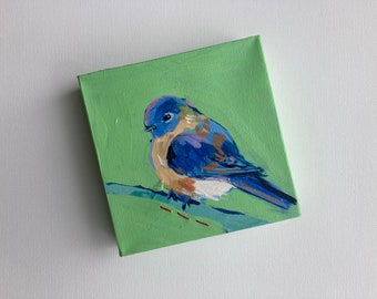 Bluebird: Small Painting