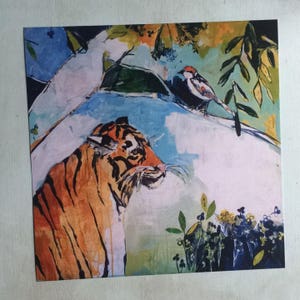 Waiting and Remember: Tiger Art Print image 2