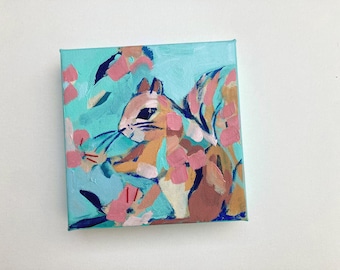 Squirrel: Small Painting