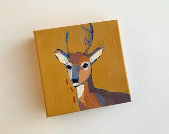 Buck Small Painting