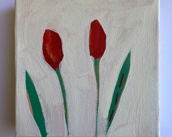 Tulips: Small Painting