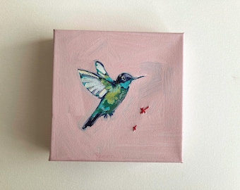 Hummingbird Small Painting