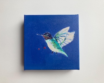 Hummingbird Small Painting
