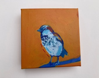Sparrow: Small Painting