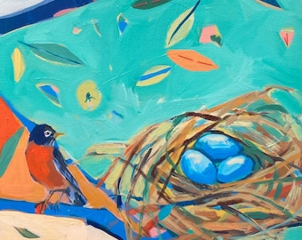 A Good Nest: Original Painting