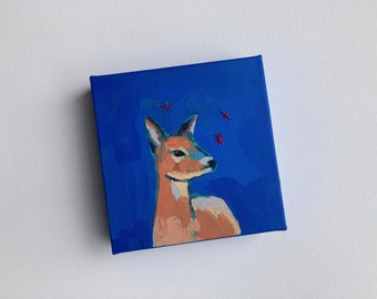 Deer: Small Painting