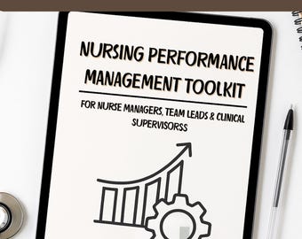 Nursing Staff Performance Toolkit, Editable PIP, Goal Setting, Audit and nurse Competency Forms for CNAs, nurses, psws, docs and managers