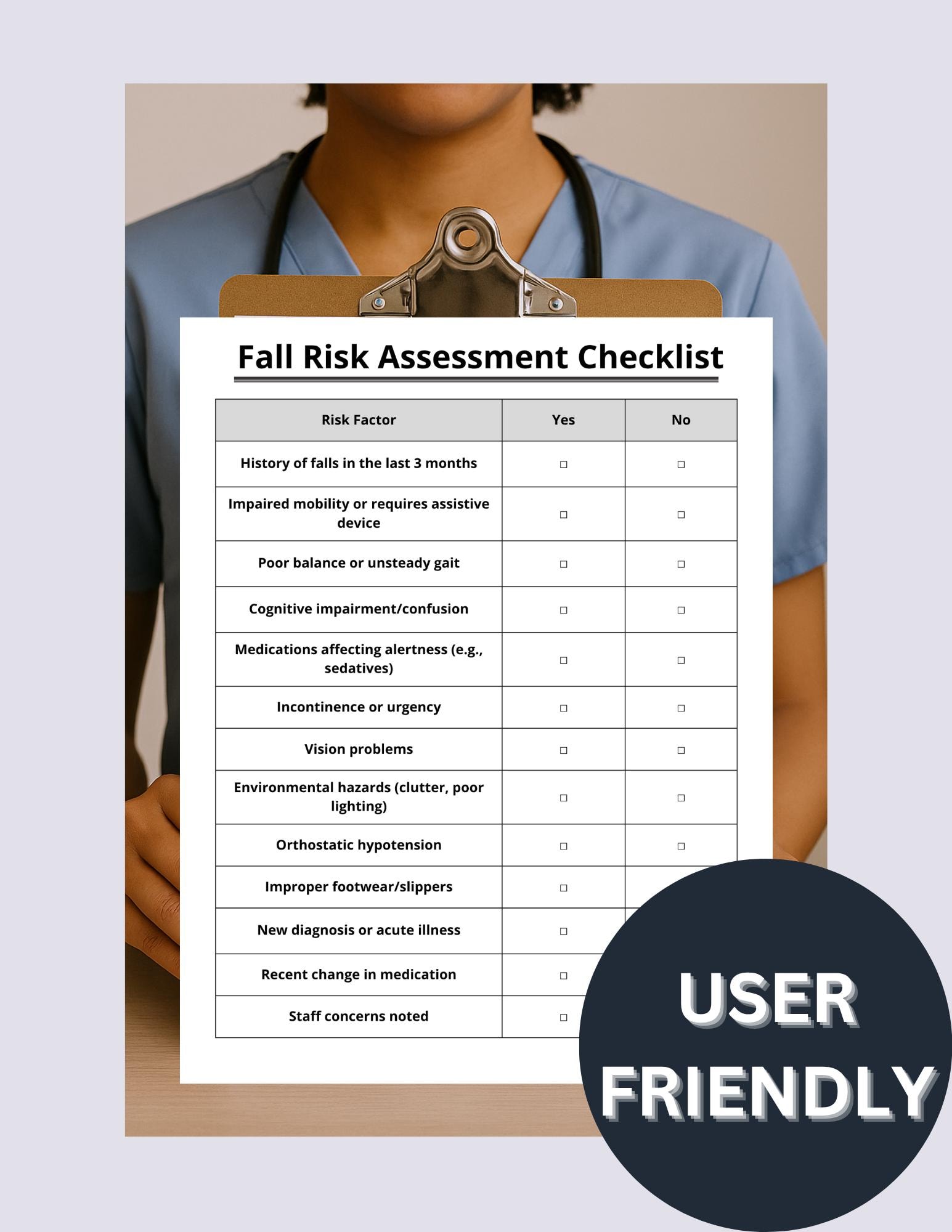 Fall Risk Problem Solving Ot Packet Printable Fall Risk Toolkit for Nursing Homes, Printable LTC Forms ...