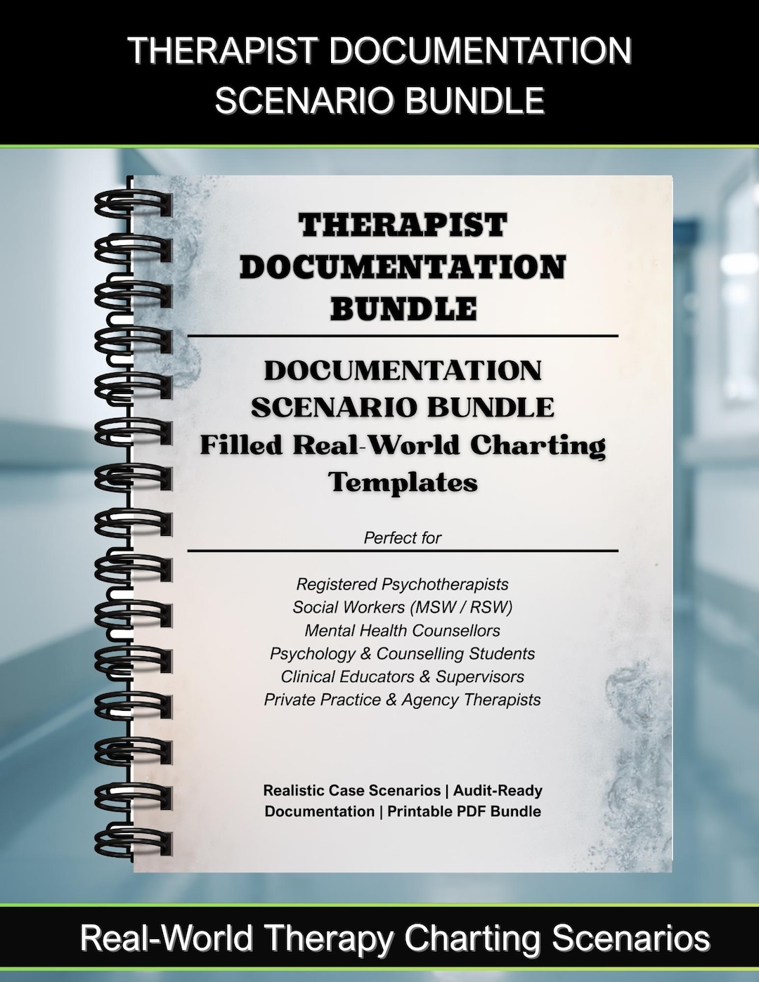 Printable Therapist Documentation Scenario Bundle for Real-world ...