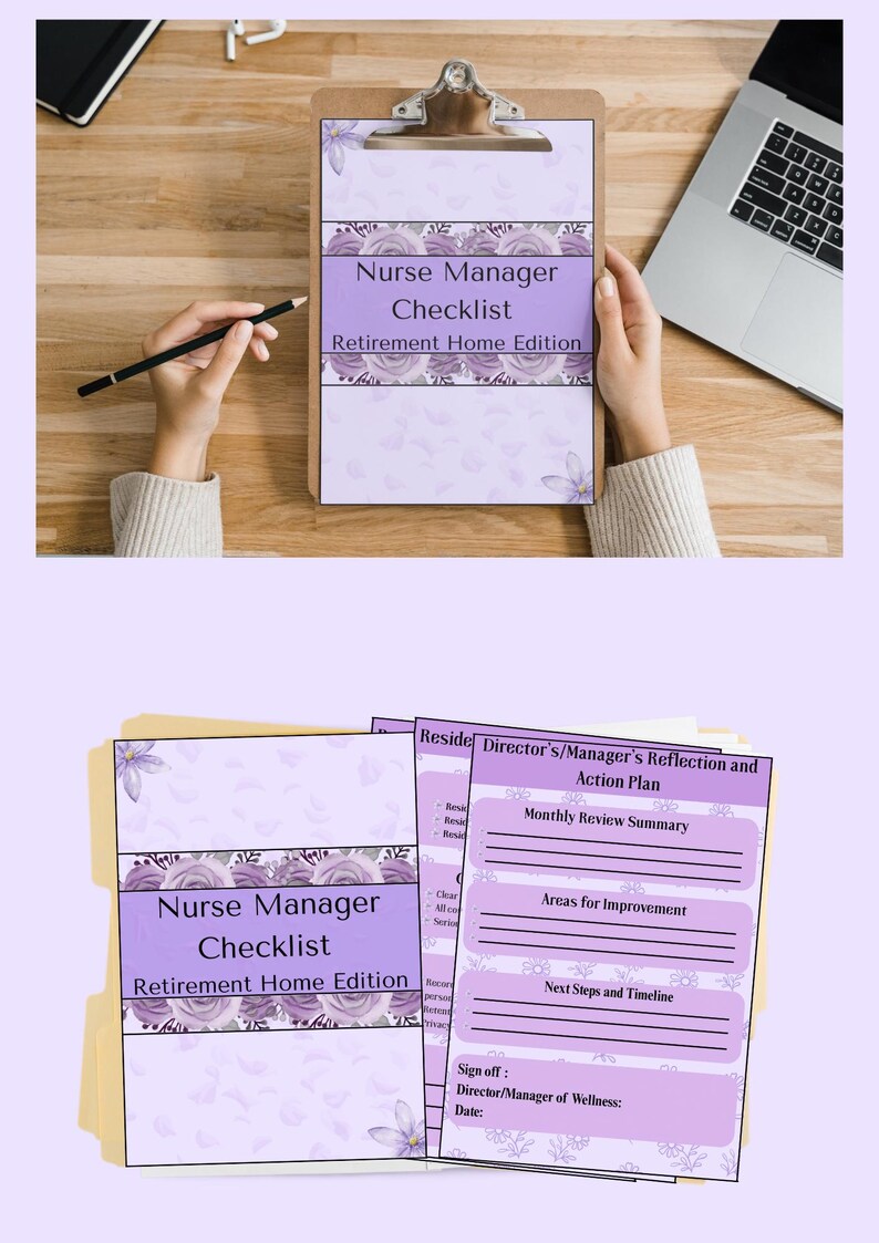 Retirement Home Nurse Manager Compliance Checklist, Printable Nursing ...