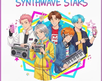 SAJA Boys PNG / Clipart para niños Kpop Demon Hunters PNG Descarga digital