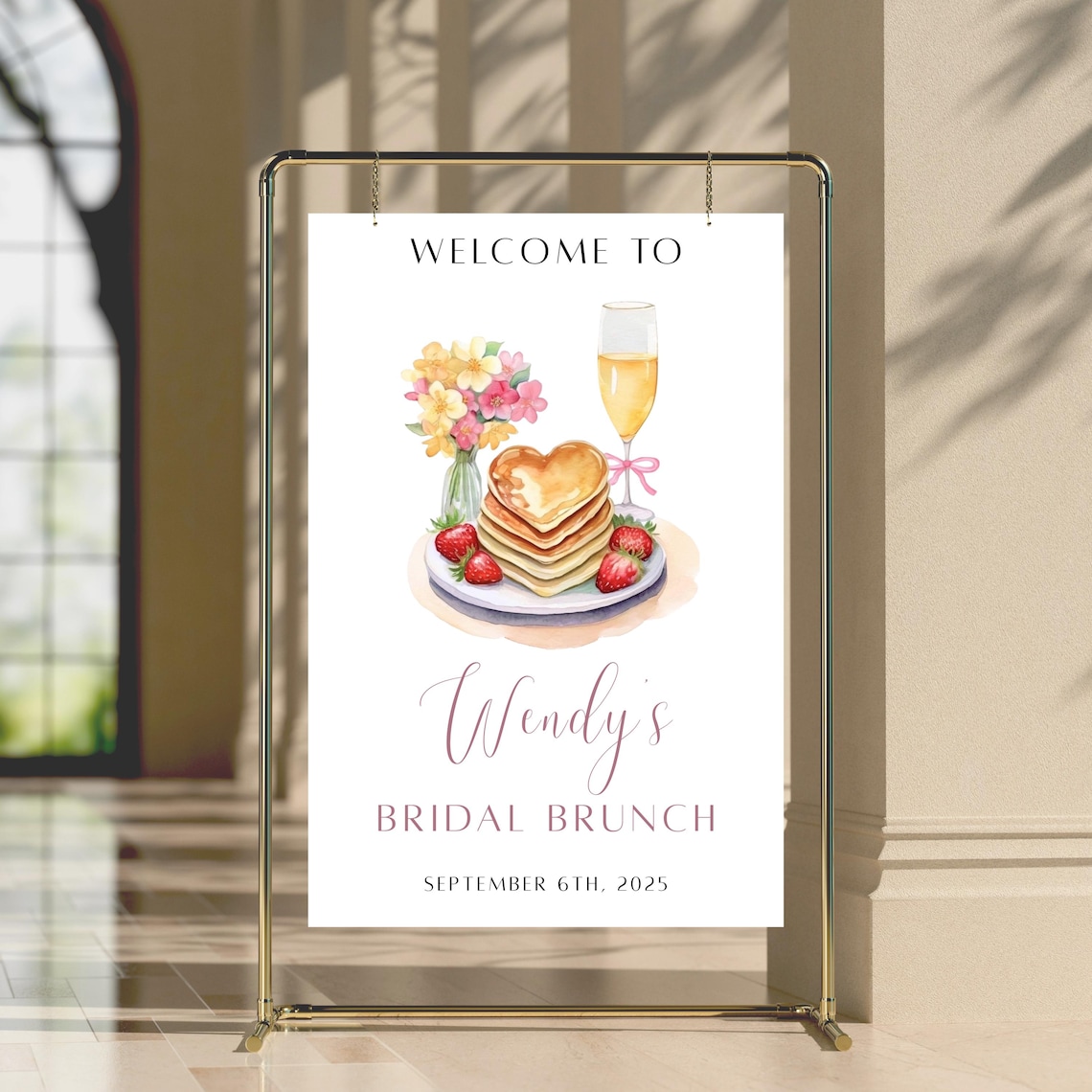 Bridal Brunch Welcome Sign | Bridal Shower Welcome Sign Digital ...