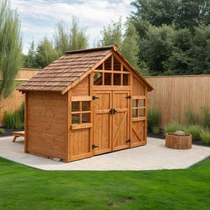 DIY Kids Playhouse Plans, Kids Playhouse, Outdoor Playhouse - modern playhouse plans- Digital PDF Build Plan- Playhouse blueprint