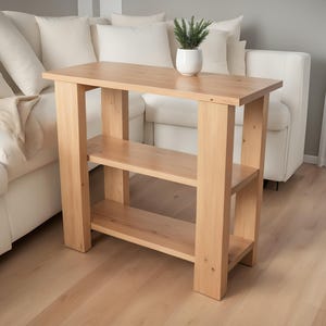 Narrow couch table Build Plans- Sofa Tables- Wood working Plans