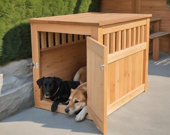 大型犬小屋の作り方、DIY指導プラン、36インチ×36インチ、DIY