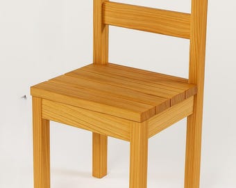 Wooden Kids Chair Build Plan: Playroom chair Woodworking Project PDF Download